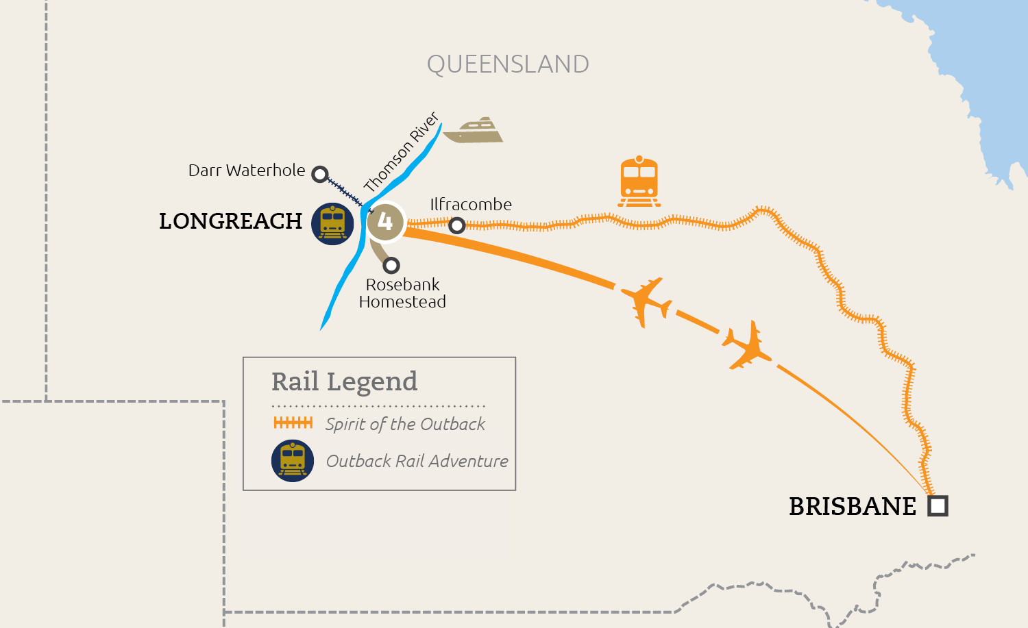 Map - Outback Whistle-Stop
