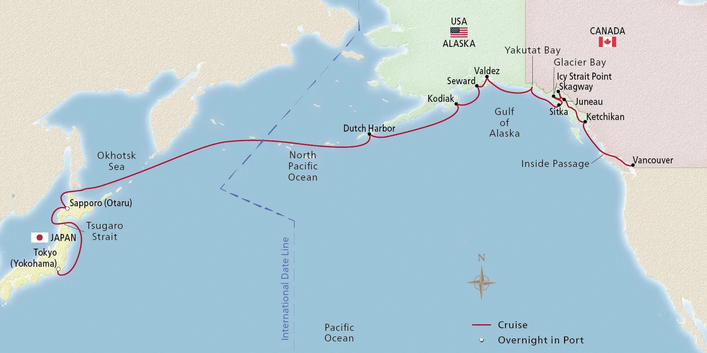 Map - North Pacific Passage